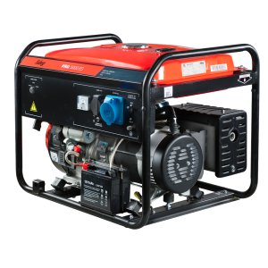 Бензиновый FUBAG PRG 5000 ES генератор с электростартером + Комплект колес и ручек для электростанций в ПОДАРОК