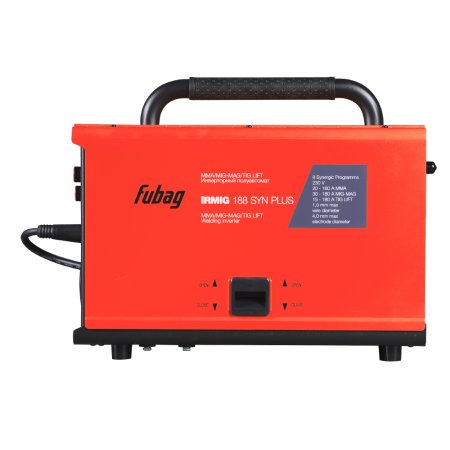 FUBAG Сварочный полуавтомат IRMIG 188 SYN PLUS + Горелка FB 250 3m + Маска сварщика Хамелеон IR 9-13N S  + Сварочные краги на подкладке красные FWGN 10R в ПОДАРОК в Симферополе фото