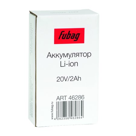 Аккумуляторная батарея FLI5S1P1202 Li-ion к бензиновым газонокосилкам FUBAG с электростартером и минирайдеру (20V/2Ah) в Симферополе фото