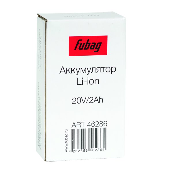 Аккумуляторная батарея FLI5S1P1202 Li-ion к бензиновым газонокосилкам FUBAG с электростартером и минирайдеру (20V/2Ah) в Симферополе фото