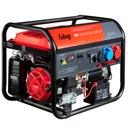 Бензиновый генератор FUBAG BS 7500 XD ES DUPLEX Бензиновый генератор FUBAG BS 7500 XD ES DUPLEX
