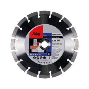 Алмазный отрезной диск FUBAG Universal Extra_ диам. 230/22.2 в Симферополе фото