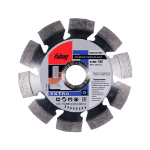 Алмазный отрезной диск FUBAG Universal Extra D125 мм/ 22.2 мм в Симферополе фото