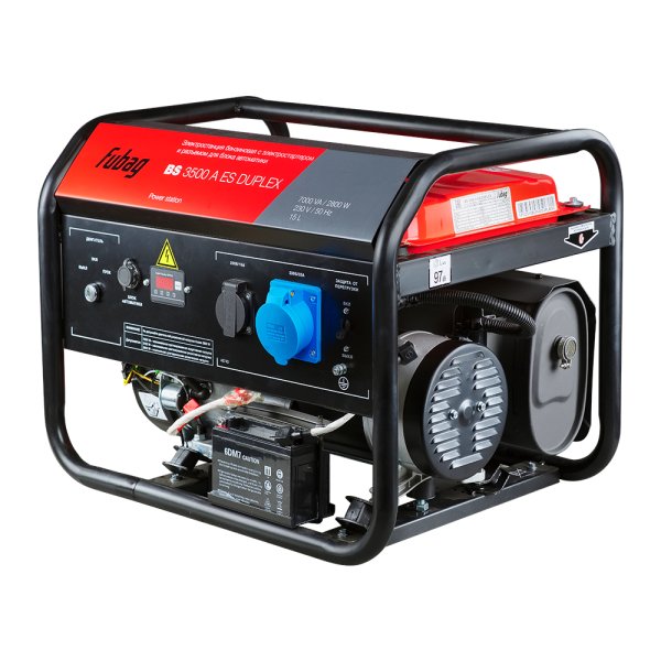 Бензиновый генератор FUBAG BS 3500 A ES DUPLEX в Симферополе фото