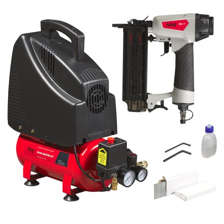 Компрессорный набор FUBAG Wood Master Kit безмасляный компрессор + 4 предмета