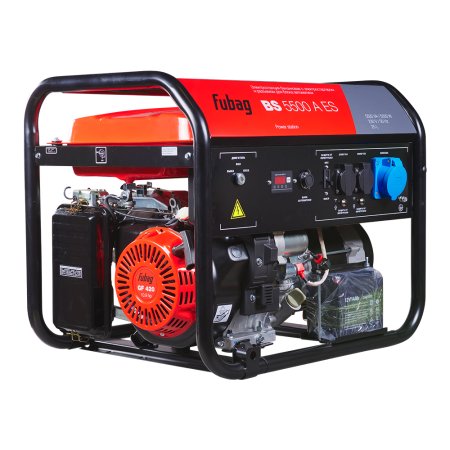 Бензиновый генератор FUBAG BS 5500 A ES с электростартером и коннектором автоматики Бензиновый генератор FUBAG BS 5500 A ES с электростартером и коннектором автоматики